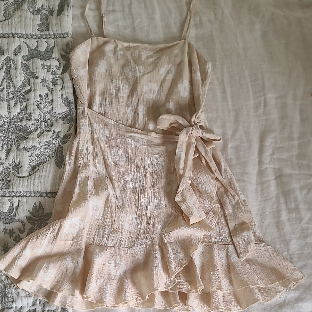 Oh Polly Cream Floral Dress